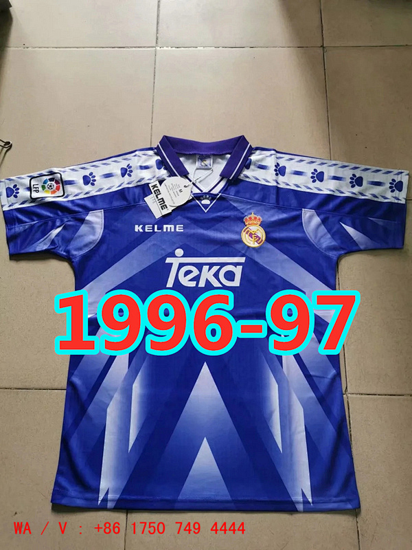 Re.al Ma.drid Retro TopThai Quality Away Jersey S-2XL