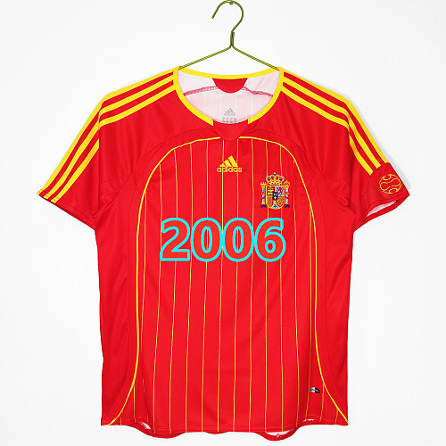 Spain Home Retro Jersey S-2XL