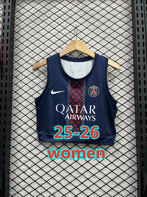 Balenciaga 25-26 Paris Psg Home Women Vest Jersey S-Xl