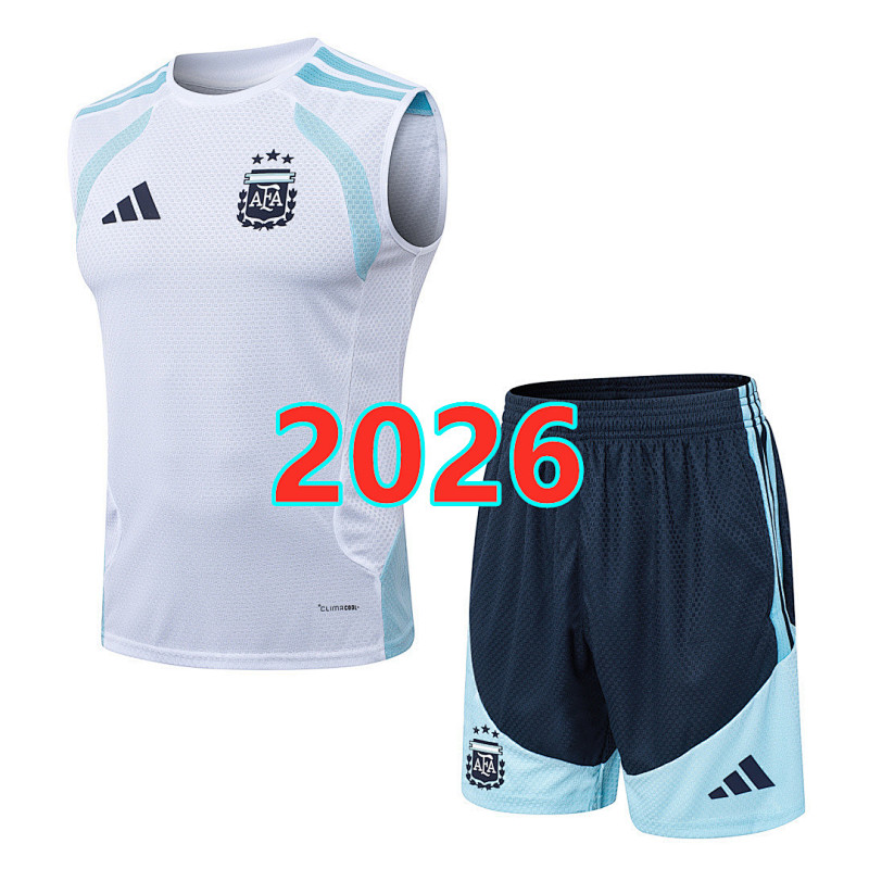 Argentina Player Vest+shorts Kit S-2XL
