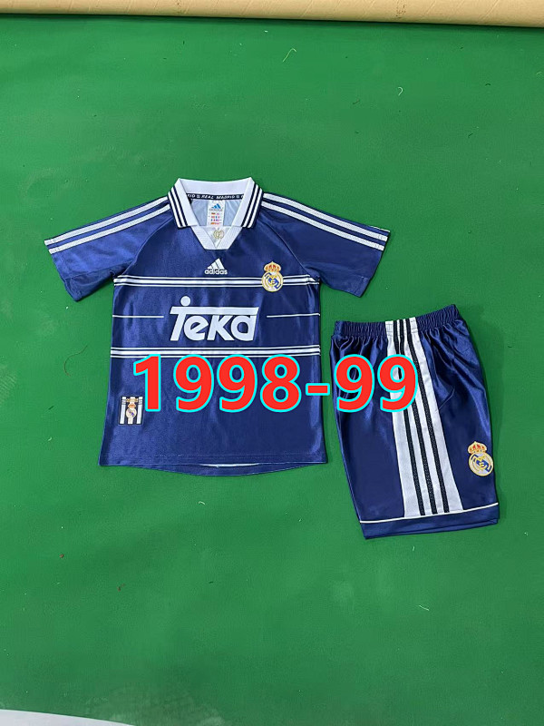 Real Madrid Away Retro Kids Kit 16 -28