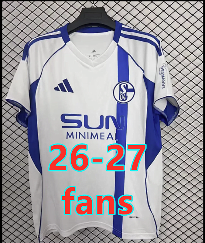 26-27 Schalke Away Fans Version Jersey S-4XL