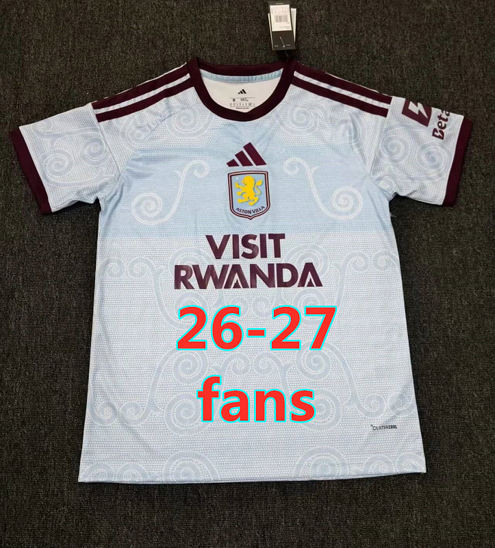 26-27 Aston Villa Third Fans Version Jersey S-4XL