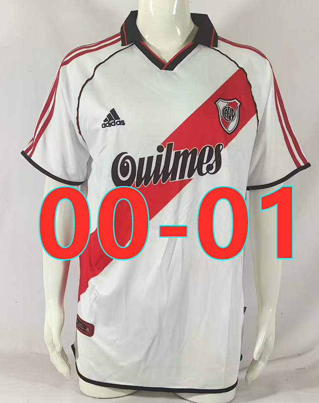 River Plate Retro 00-01 Home Jersey S-2XL