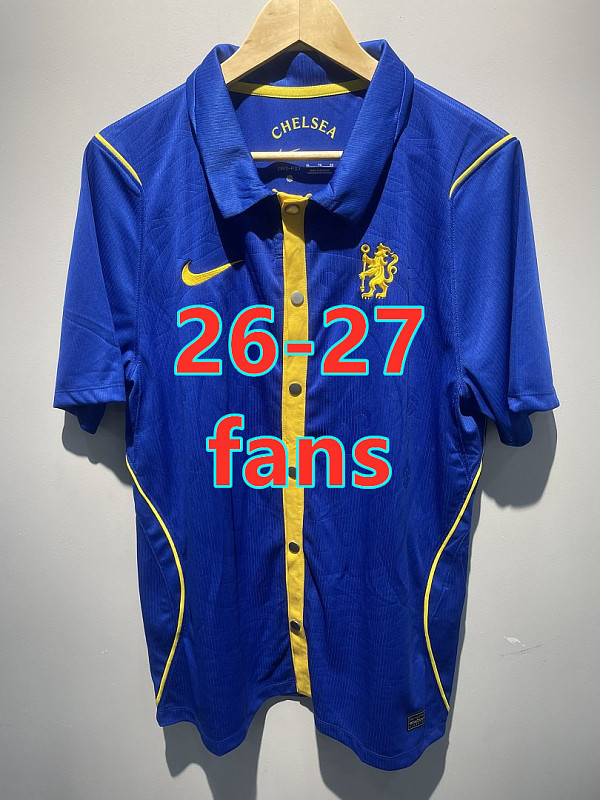 26-27 Chelsea Home Fans Baseball Jersey S-4XL