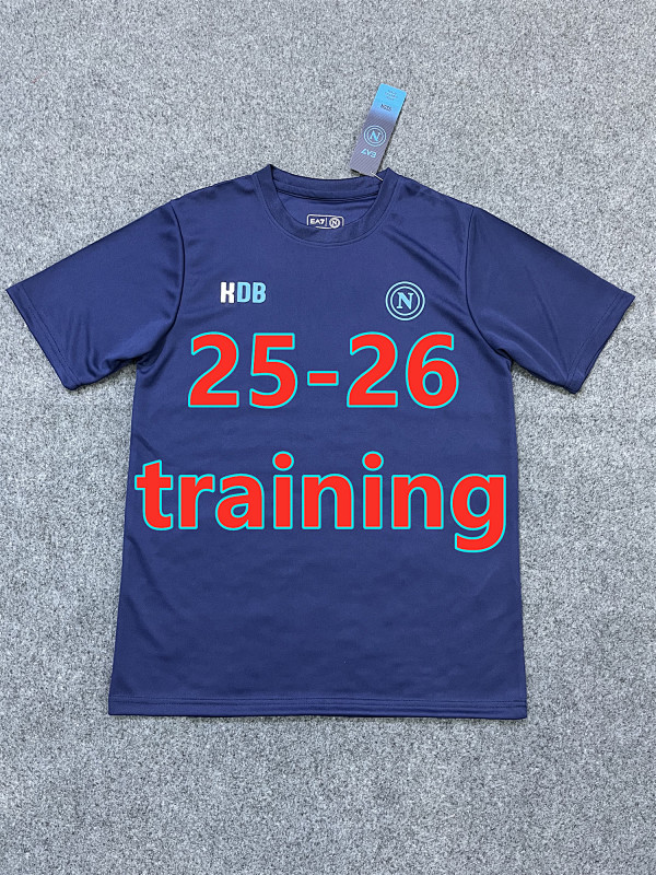 25-26 Napoli Training Fans Version Jersey S-4XL