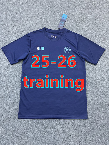 25-26 Napoli Training Fans Version Jersey S-4XL