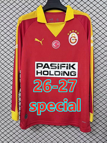 26-27 Galatasaray Special Fans Long Sleeve Jersey S-4XL