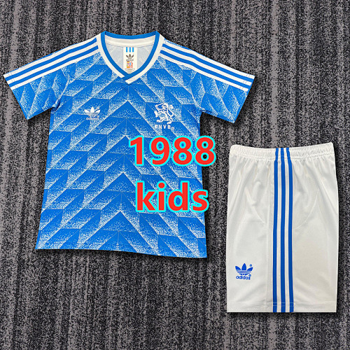 Netherlands Away Retro Kids Jersey+shorts Kit 16 -28