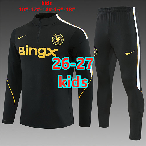 26-27 Chelsea Kids Long Sleeve Tracksuit 10- 18