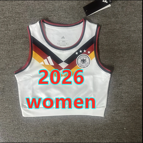 Germany Home Women Vest Jersey S-2XL