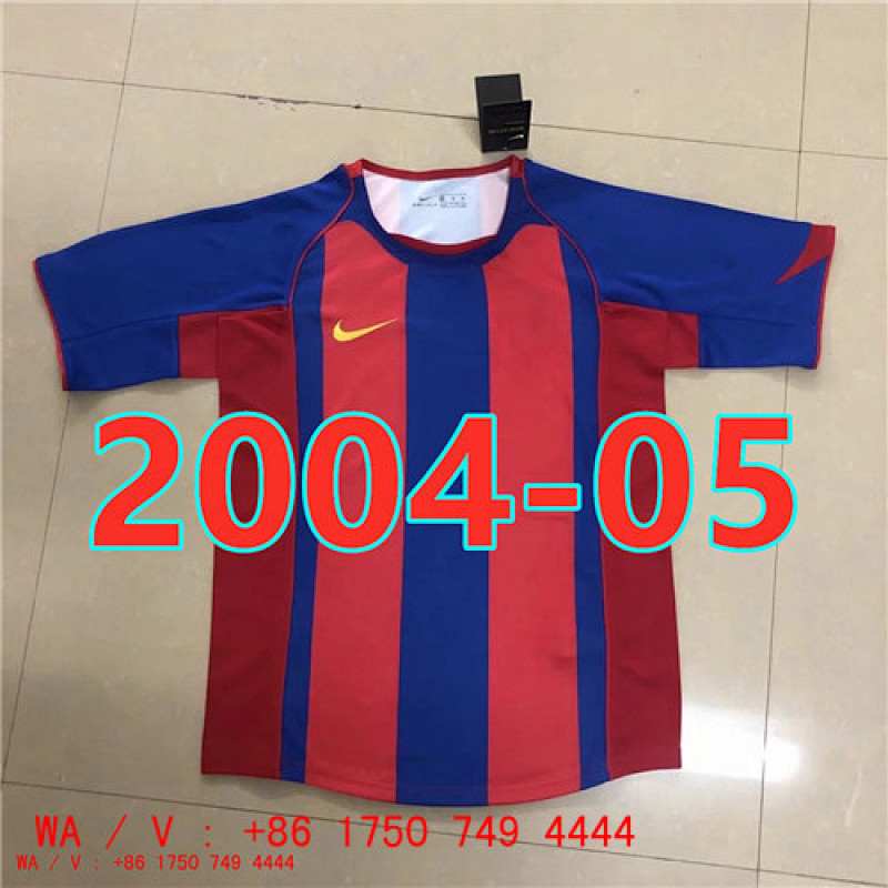 Barcelona Retro TopThai Quality Home Jersey S-2XL