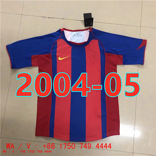 Barcelona Retro TopThai Quality Home Jersey S-2XL