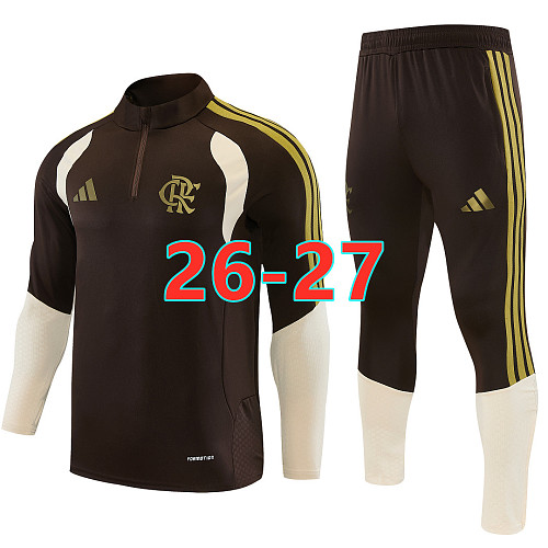 26-27 Flamengo Long Sleeve Tracksuit S-3XL