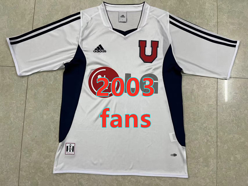 Universidad De Chile Away Fans Version Retro Jersey S-3XL