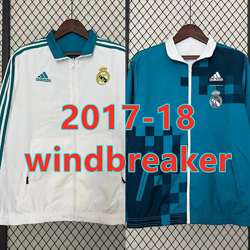 Real Madrid Retro Both Windbreaker S-3XL