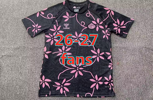 26-27 Sunderland Training Fans Version Jersey S-4XL