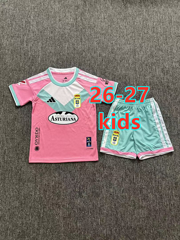 26-27 Real Oviedo Third Kids Jersey+shorts Kit 16 -28