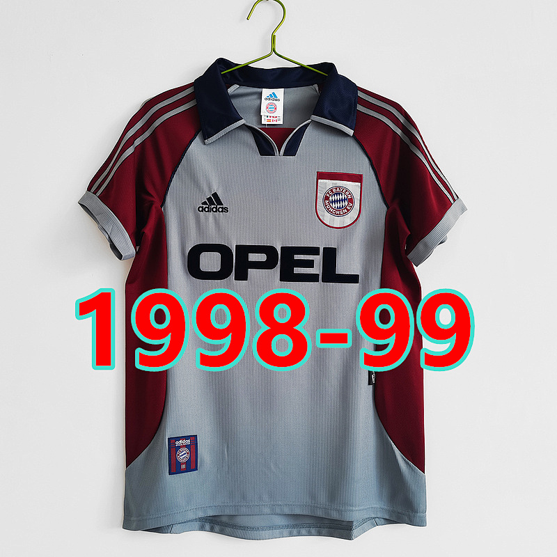 Bayern Retro TopThai Quality Away Jersey S-2XL
