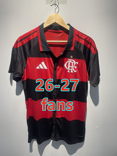 26-27 Flamengo Home Fans Baseball Jersey S-4XL