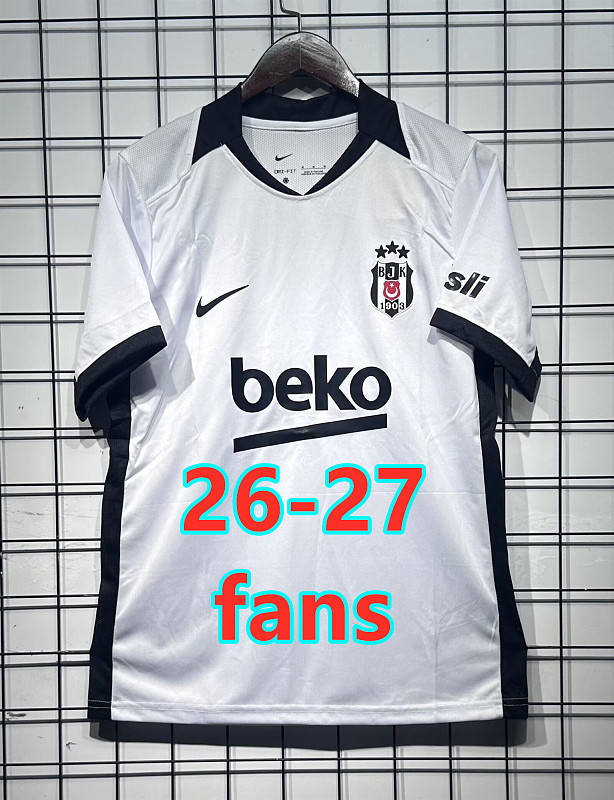 26-27 Besiktas Home Version Jersey S-4XL