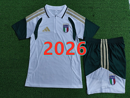 Italy Training Player Short Sleeve Kit S-2XL