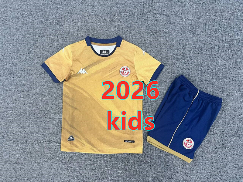 Tunisia Third Kids Jersey+shorts Kit 16 -28