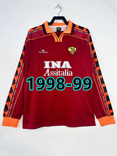 Roma Home Retro Long Jersey S-2XL
