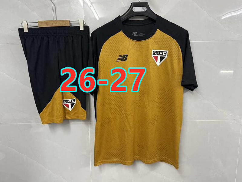 26-27 Sao Paulo Short Sleeve Tracksuit Kit S-3XL
