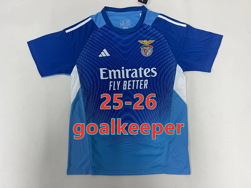 25-26 Benfica Goalkeeper Fans Version Jersey S-2XL