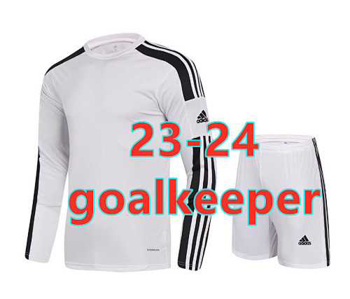 Adidas A-D 23-24 Long Sleeve Goalkeeper Jersey+shorts Kit S-2XL