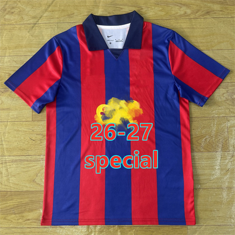 26-27 Barcelona Special Fans Version Jersey S-4XL Polo OK