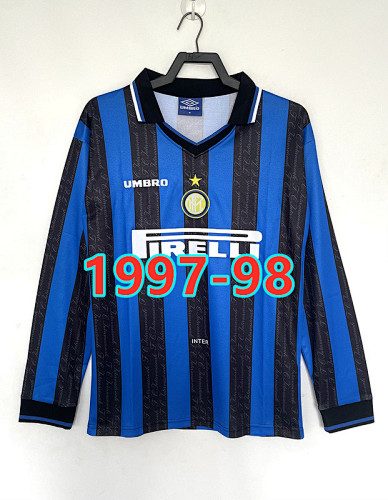 Inter Milan Home Retro Long Sleeve Jersey S-2XL
