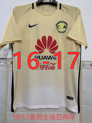 America Retro Home 16-17 Anniversary Jersey S-2XL