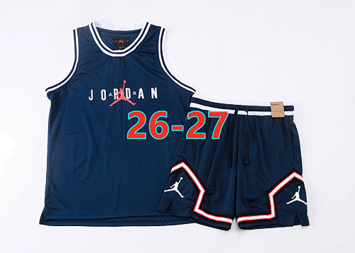 26-27 A-J Vest+shorts Basketball Kit XS-3XL