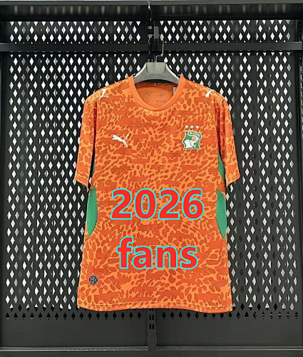 Cote D'Ivoire Home Fans Version Jersey S-4XL