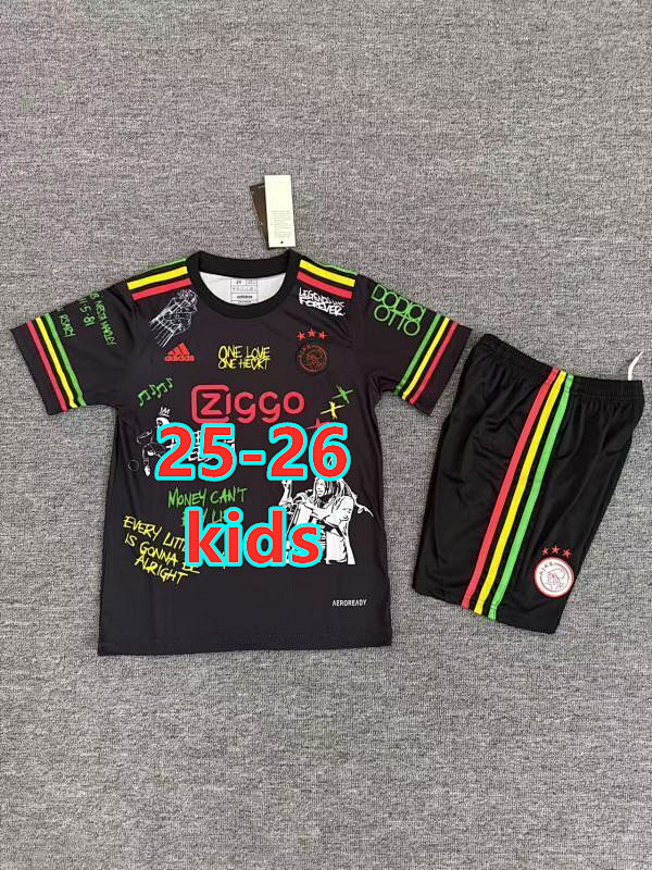 25-26 Ajax Special Kids Jersey+shorts Kit 16 -28