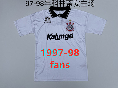 Corinthians Home Retro Fans Version Jersey S-2XL