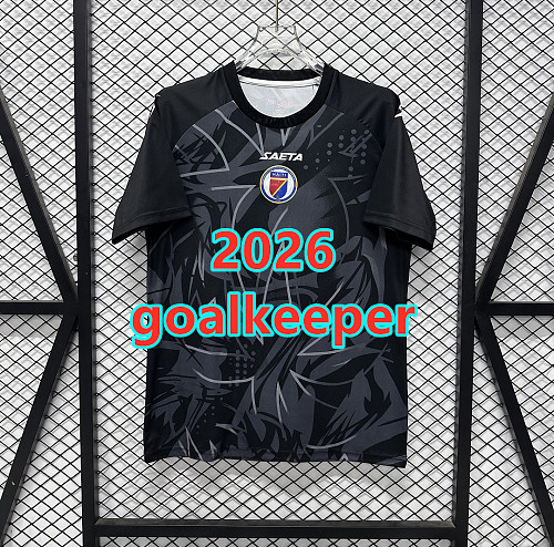 Haïti Goalkeeper Fans Version Jersey S-4XL