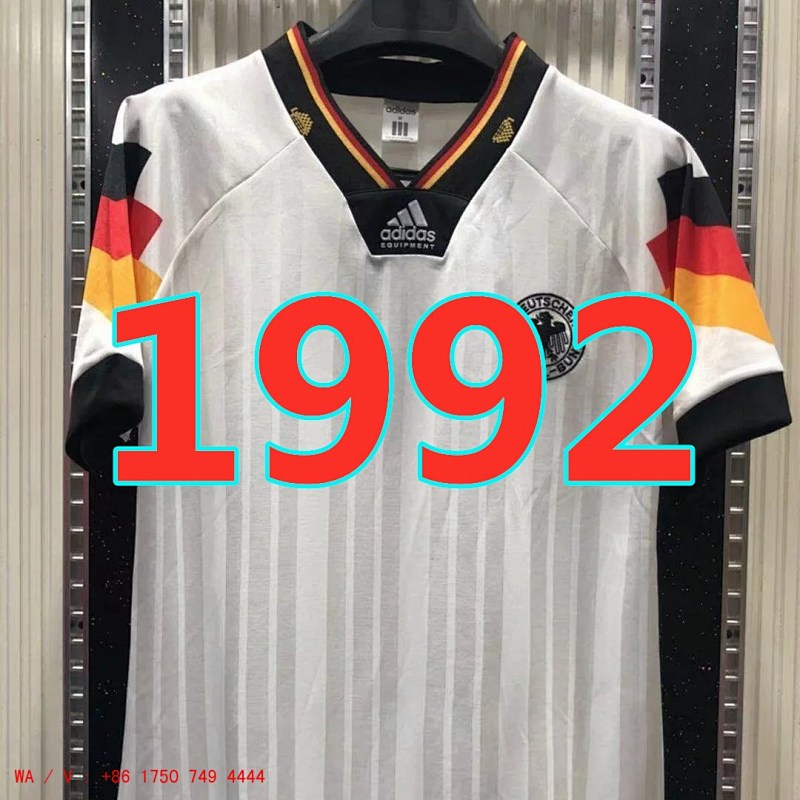 Germany Retro TopThai Quality Home Jersey S-4XL