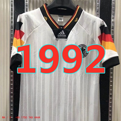 Germany Retro TopThai Quality Home Jersey S-4XL
