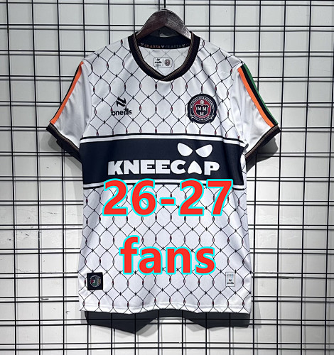 26-27 Bohemian Away Fans Version Jersey S-4XL