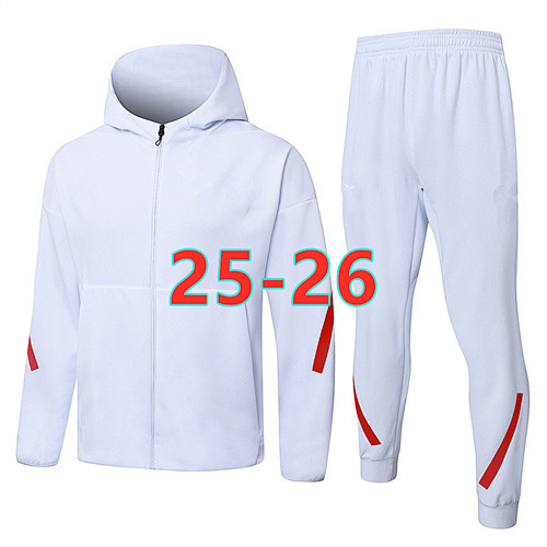 25-26 Bayern Long Zipper Hoodie Jacket S-2XL