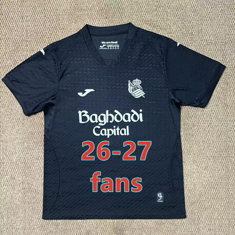 26-27 Real Sociedad Away Fans Version Jersey S-4XL