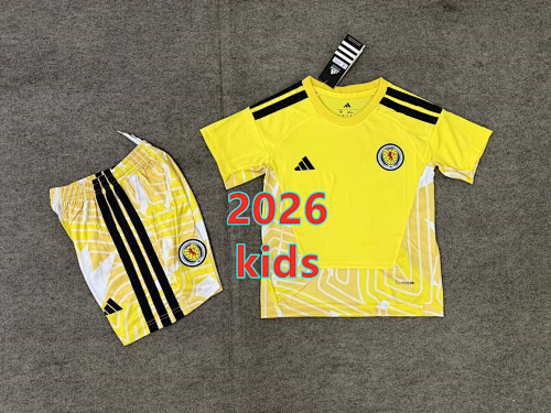 Scotland Goalkeeper Kids Jersey+shorts 16 -28