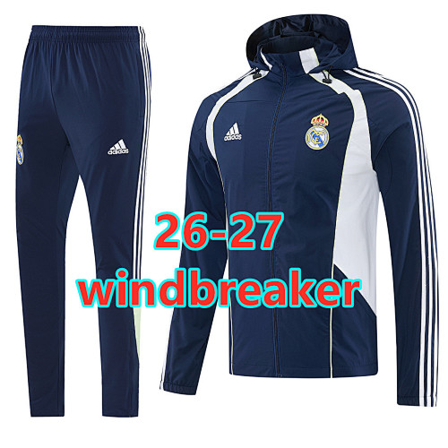 26-27 Real Madrid Windbreaker Kit S-2XL