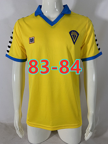 83-84 Cádiz Home Retro Jersey S-2XL