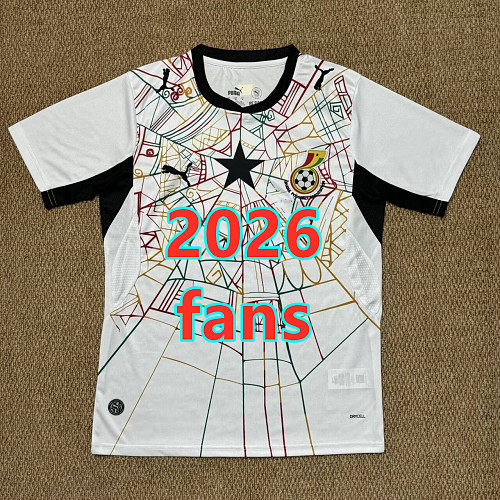 Ghana Home Fans Version Jersey S-4XL