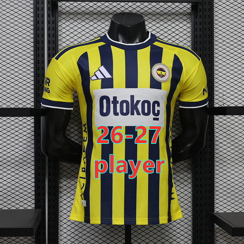 26-27 Fenerbahce Home Player Version Jersey S-2XL