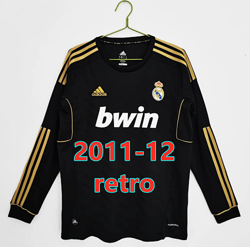Real Madrid Retro Away Long Sleeve Jersey S-Xxl